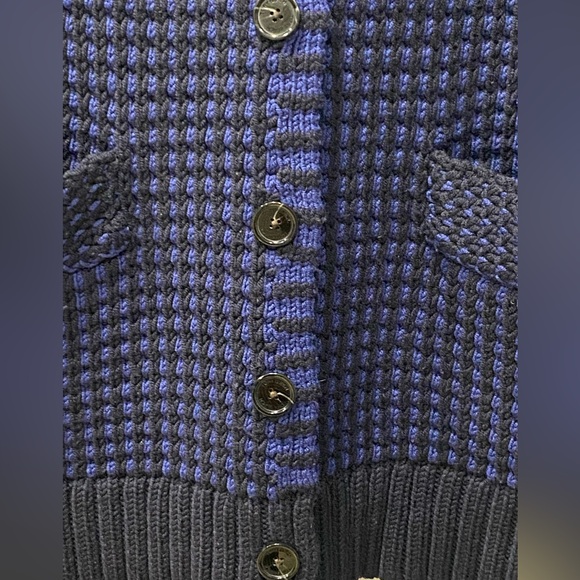 Tory Burch Wool Cardigan, Preppy, Quiet Luxury, Old Money, Conservative, Sz SP - Picture 3 of 9